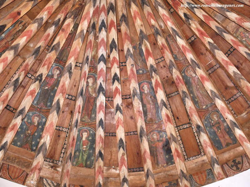 DETALLE DE LA DECORACIN DE LA CUBIERTA ABSIDAL